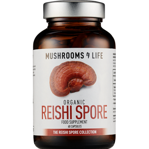 Mushrooms for Life Mushrooms4Life Reishi Sporen Capsules BIO 60 Stuks Mushrooms for Life