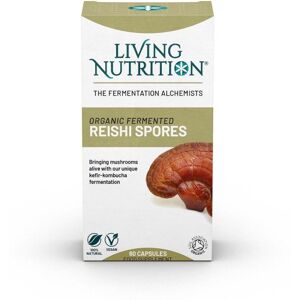 Living Nutrition LN Gefermenteerde Reishi Sporen Capsules BIO 60 Stuks Living Nutrition