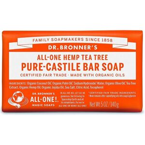 Dr. Bronner's Magic Soaps Dr Bronner Zeep Bar Tea Tree 140g Dr. Bronner's Magic Soaps
