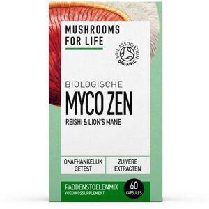 Mushrooms for Life Mushrooms4Life Myco-Zen Capsules BIO 60 Stuks Mushrooms for Life