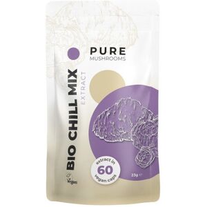 Pure Mushrooms Chill Mix Capsules Paddenstoel Extract BIO 60 Stuks Pure