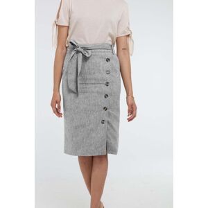 Hemp Hoodlamb / Hemp Tailor Hemp Tailor Hoodlamb Hennep Rok Side Button Down Skirt Zwart maat XS, S, M of L L Hemp Hoodlamb / Hemp Tailor