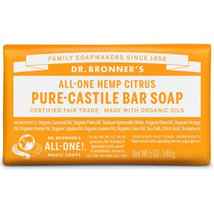 Dr. Bronner's Magic Soaps Dr Bronner Zeep Bar Citrus Sinaasappel 140g Dr. Bronner's Magic Soaps