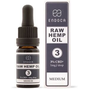 Endoca CBD Olie Raw 3% CBD 10ml Endoca
