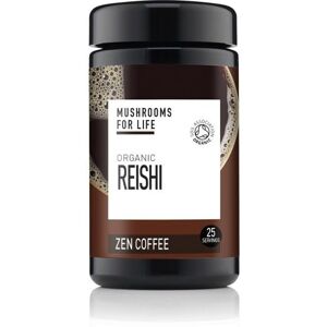 Mushrooms for Life Mushrooms4Life Reishi Zen Paddenstoelen Koffie 1000mg BIO 64g Mushrooms for Life
