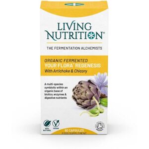 Living Nutrition LN Your Flora Regenesis Gefermenteerde Artisjok Cichorei BIO 60 Capsules Living Nutrition