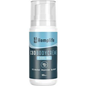 Hemplife CBD + Magnesium Bodycrème Cooling 100mg CBD 100ml Hemplife
