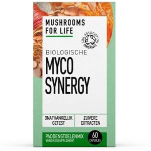Mushrooms for Life Mushrooms4Life Myco Synergy Capsules BIO 60 Stuks Mushrooms for Life