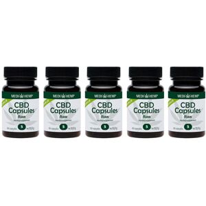 Wedihemp MediHemp CBD Olie Raw Capsules 5% CBD Voordeelpakket 5x 60 Stuks Wedihemp