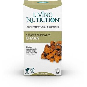 Living Nutrition LN Gefermenteerde Chaga Capsules BIO 60 Stuks Living Nutrition