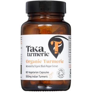 Taka Turmeric Kurkuma Capsules Met Zwarte Peper Extract BIO 60 Stuks Taka Turmeric