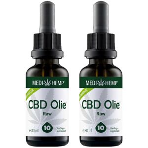 Wedihemp MediHemp CBD Olie Raw 10% 30 ml Voordeelpak 2 Stuks Wedihemp
