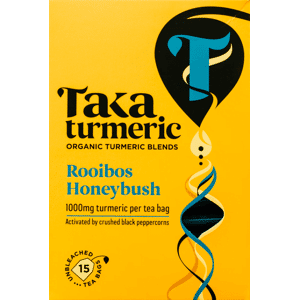 Taka Turmeric Kurkuma Thee Rooibos & Honeybush BIO 33g (15 theezakjes) Taka Turmeric