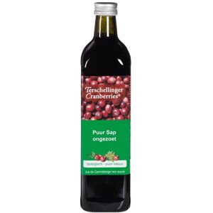 Terschellinger Cranberries Terschellinger Cranberrysap Ongezoet BIO 750 ml Terschellinger Cranberries