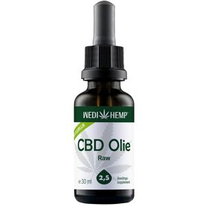 Wedihemp MediHemp CBD Olie Raw 2,5% CBD 30ml Wedihemp