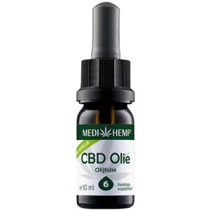 Wedihemp MediHemp CBD Olie Raw 6% CBD Met Olijfolie 10ml Wedihemp