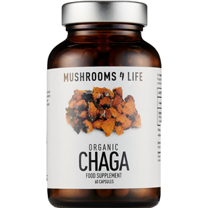 Mushrooms for Life Mushrooms4Life Chaga Capsules BIO 60 Stuks Mushrooms for Life