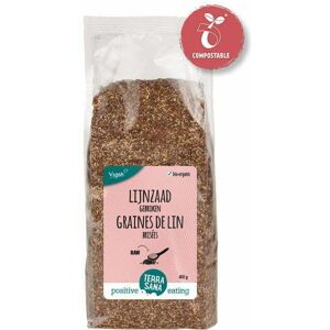 TerraSana Lijnzaad Gebroken BIO 400g Terrasana