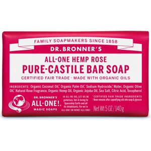 Dr. Bronner's Magic Soaps Dr Bronner Zeep Bar Rozen 140g Dr. Bronner's Magic Soaps