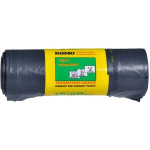 Komo Vuillniszakken 60L Trekband 15 stuks KoMo