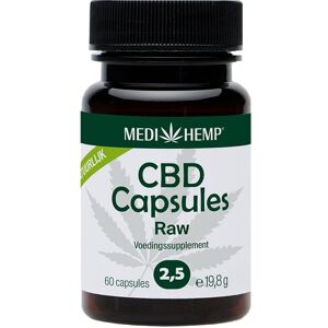 Wedihemp MediHemp CBD Capsules Raw 2,5% CBD 60 Stuks Wedihemp