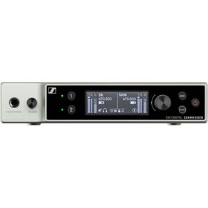 Sennheiser EW-DX EM 2 Q1-9 twee kanaals ontvanger (470.2 - 550 MHz) Sennheiser