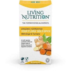 Living Nutrition LN Your Flora Gold Spice Gefermenteerde Gember Kurkuma BIO 60 Capsules Living Nutrition
