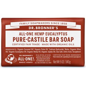 Dr. Bronner's Magic Soaps Dr Bronner Zeep Bar Eucalyptus 140g Dr. Bronner's Magic Soaps