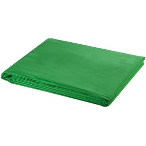 vidaXL Achtergrond zonder standaard chromakey 300x300 cm katoen groen vidaXL
