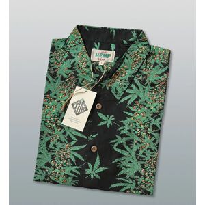 Freshemp Originals Hennep Jack Freshemp Island Hemp Wear Shirt Zwart of Wit Wit L Freshemp Originals Hennep Jack