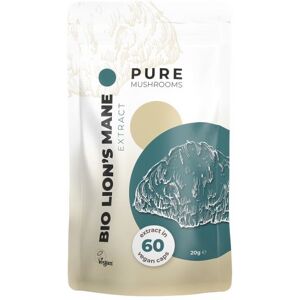Pure Mushrooms Lion&apos;s Mane Capsules Paddenstoel Extract BIO 60 of 120 Stuks 120 Stuks Pure