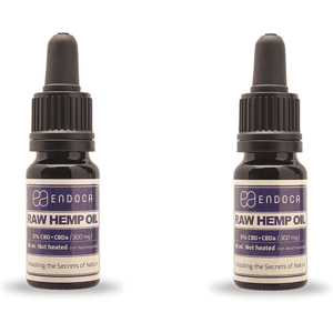 Endoca CBD Olie Raw 3% CBD Voordeelpakket  2x 10ml Endoca